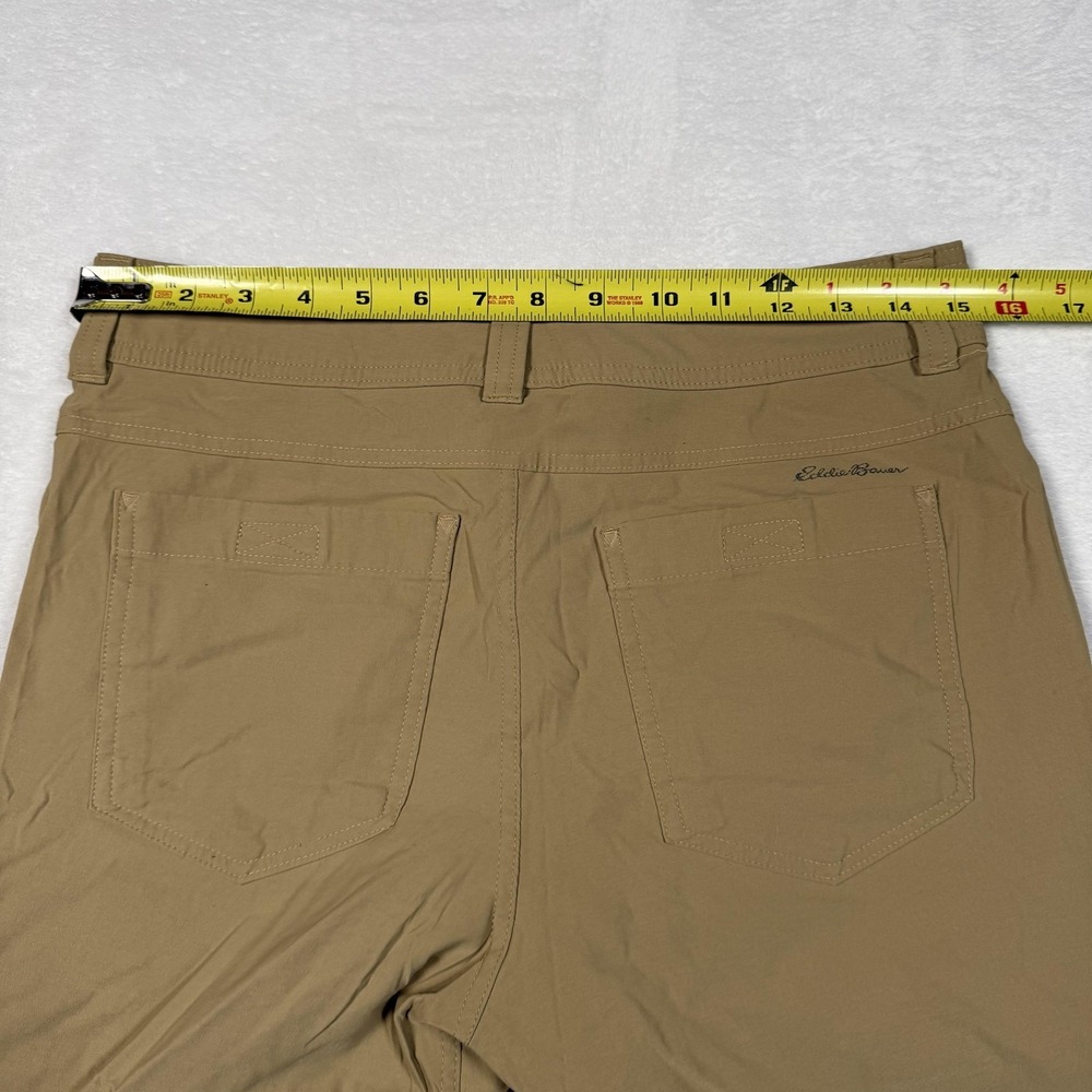 Eddie Bauer First Ascent Shorts Mens 30 Beige Nylon Stretch Hiking Zip Pockets - Picture 7 of 12